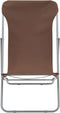 vidaXL - Strandstoelen - inklapbaar - 2 - st - staal - en - oxford - stof - bruin
