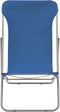 vidaXL - Strandstoelen - inklapbaar - 2 - st - staal - en - oxford - stof - blauw