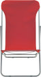vidaXL - Strandstoelen - inklapbaar - 2 - st - staal - en - oxford - stof - rood