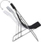 vidaXL - Strandstoelen - inklapbaar - 2 - st - staal - en - oxford - stof - zwart