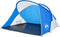 vidaXL - Strandtent - 2-persoons - pop-up - waterdicht - azuurblauw