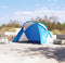 vidaXL - Strandtent - 2-persoons - pop-up - waterdicht - azuurblauw