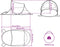 vidaXL - Strandtent - 2-persoons - pop-up - waterdicht - azuurblauw