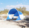vidaXL - Strandtent - 2-persoons - pop-up - waterdicht - azuurblauw