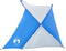 vidaXL - Strandtent - 2-persoons - pop-up - waterdicht - azuurblauw