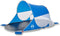 vidaXL - Strandtent - 2-persoons - pop-up - waterdicht - azuurblauw