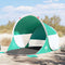 vidaXL - Strandtent - 2-persoons - pop-up - waterdicht - zeegroen