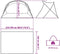 vidaXL - Strandtent - 2-persoons - pop-up - waterdicht - zeegroen