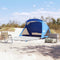 vidaXL - Strandtent - 2-persoons - waterdicht - azuurblauw