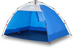 vidaXL - Strandtent - 2-persoons - waterdicht - snelontgrendeling - azuurblauw