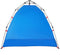 vidaXL - Strandtent - 2-persoons - waterdicht - snelontgrendeling - azuurblauw