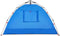 vidaXL - Strandtent - 2-persoons - waterdicht - snelontgrendeling - azuurblauw