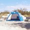 vidaXL - Strandtent - 2-persoons - waterdicht - snelontgrendeling - azuurblauw