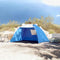 vidaXL - Strandtent - 2-persoons - waterdicht - snelontgrendeling - azuurblauw