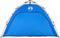 vidaXL - Strandtent - 2-persoons - waterdicht - snelontgrendeling - azuurblauw