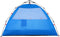 vidaXL - Strandtent - 2-persoons - waterdicht - snelontgrendeling - azuurblauw
