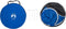 vidaXL - Strandtent - pop-up - waterdicht - azuurblauw