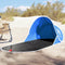 vidaXL - Strandtent - pop-up - waterdicht - azuurblauw