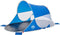 vidaXL - Strandtent - pop-up - waterdicht - azuurblauw
