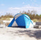 vidaXL - Strandtent - pop-up - waterdicht - azuurblauw