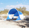 vidaXL - Strandtent - pop-up - waterdicht - azuurblauw