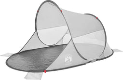 vidaXL - Strandtent - pop-up - waterdicht - grijs