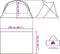vidaXL - Strandtent - pop-up - waterdicht - grijs