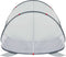 vidaXL - Strandtent - pop-up - waterdicht - grijs