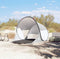vidaXL - Strandtent - pop-up - waterdicht - grijs