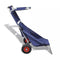 vidaXL Strandtrolley met wielen draagbaar en inklapbaar blauw