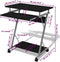 vidaXL - Studenten - computerbureau - 60 - x - 40 - x - 74 - cm - (zwart)