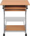 vidaXL - Studenten - computerbureau - 60 - x - 40 - x - 74 - cm - (bruin)