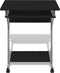 vidaXL - Studenten - computerbureau - 60 - x - 40 - x - 74 - cm - (zwart)