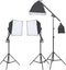 vidaXL - Studioverlichtingsset - met - statief - en - softbox