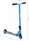 vidaXL Stuntstep met aluminium stuur blauw