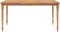 vidaXL - Tafel - Batavia - 150x90x75 - cm - massief - teakhout