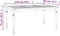 vidaXL - Tafel - Batavia - 150x90x75 - cm - massief - teakhout