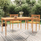 vidaXL - Tafel - Batavia - 150x90x75 - cm - massief - teakhout