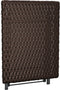 vidaXL - Tafel - inklapbaar - 45x35x32 - cm - poly - rattan - bruin