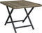 vidaXL - Tafel - inklapbaar - 45x35x32 - cm - poly - rattan - grijs