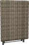 vidaXL - Tafel - inklapbaar - 45x35x32 - cm - poly - rattan - grijs