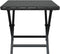 vidaXL - Tafel - inklapbaar - 45x35x32 - cm - poly - rattan - zwart