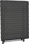 vidaXL - Tafel - inklapbaar - 45x35x32 - cm - poly - rattan - zwart
