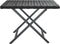 vidaXL - Tafel - inklapbaar - 45x35x32 - cm - poly - rattan - zwart
