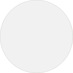 vidaXL - Tafelbeschermer - Ø70 - cm - 2 - mm - PVC - transparant