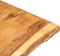 vidaXL - Tafelblad - 100x(50-60)x2,5 - cm - massief - acaciahout