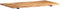 vidaXL - Tafelblad - 100x(50-60)x2,5 - cm - massief - acaciahout