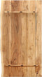vidaXL - Tafelblad - 100x(50-60)x2,5 - cm - massief - acaciahout