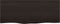 vidaXL - Tafelblad - 100x40x(2-4)cm - behandeld - eikenhout - donkerbruin