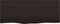 vidaXL - Tafelblad - 100x40x(2-6)cm - behandeld - eikenhout - donkerbruin